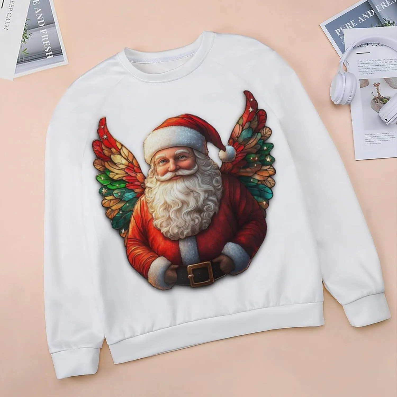 Womens Long Sleeve Tops Christmas Print Sweatshirts Fall Pullover Crewneck Soft Elegant Shirts Boho Tops for Women