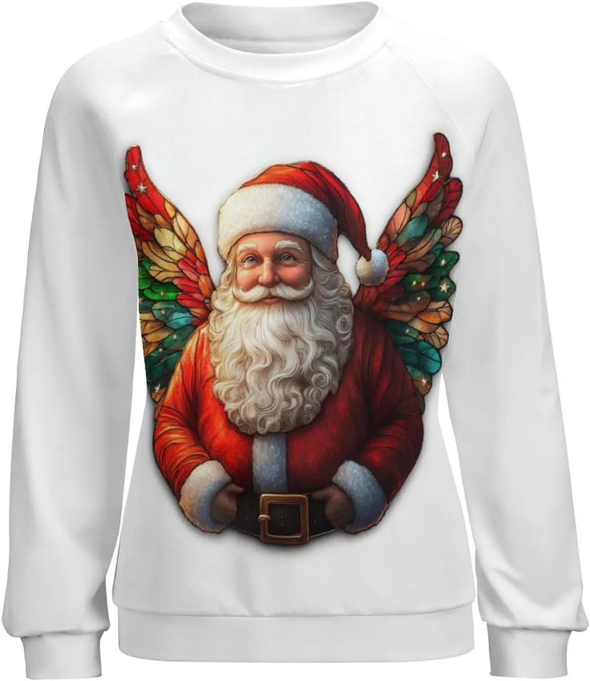Womens Long Sleeve Tops Christmas Print Sweatshirts Fall Pullover Crewneck Soft Elegant Shirts Boho Tops for Women