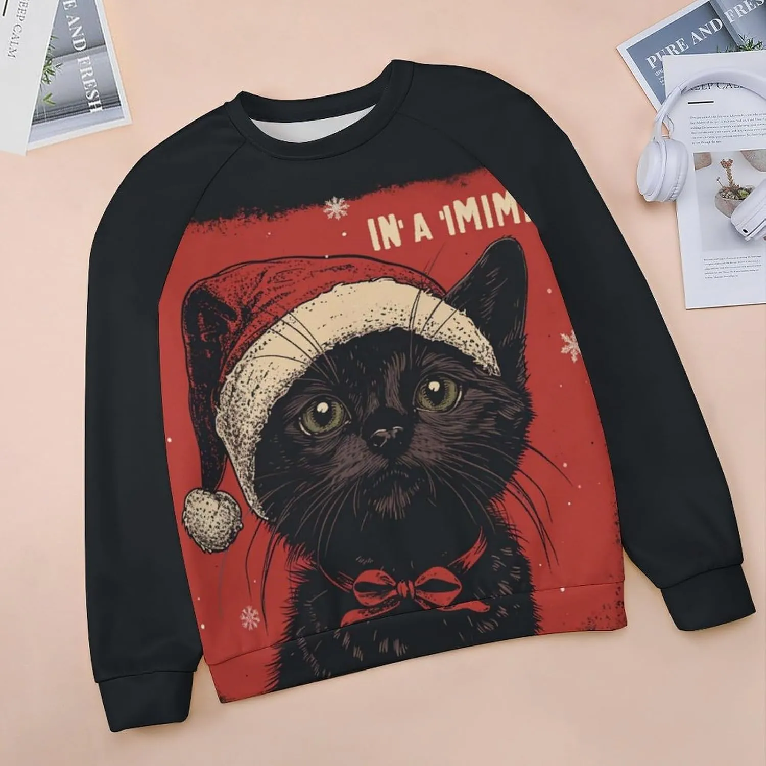 Womens Long Sleeve Tops Christmas Print Sweatshirts Fall Pullover Crewneck Soft Elegant Shirts Boho Tops for Women