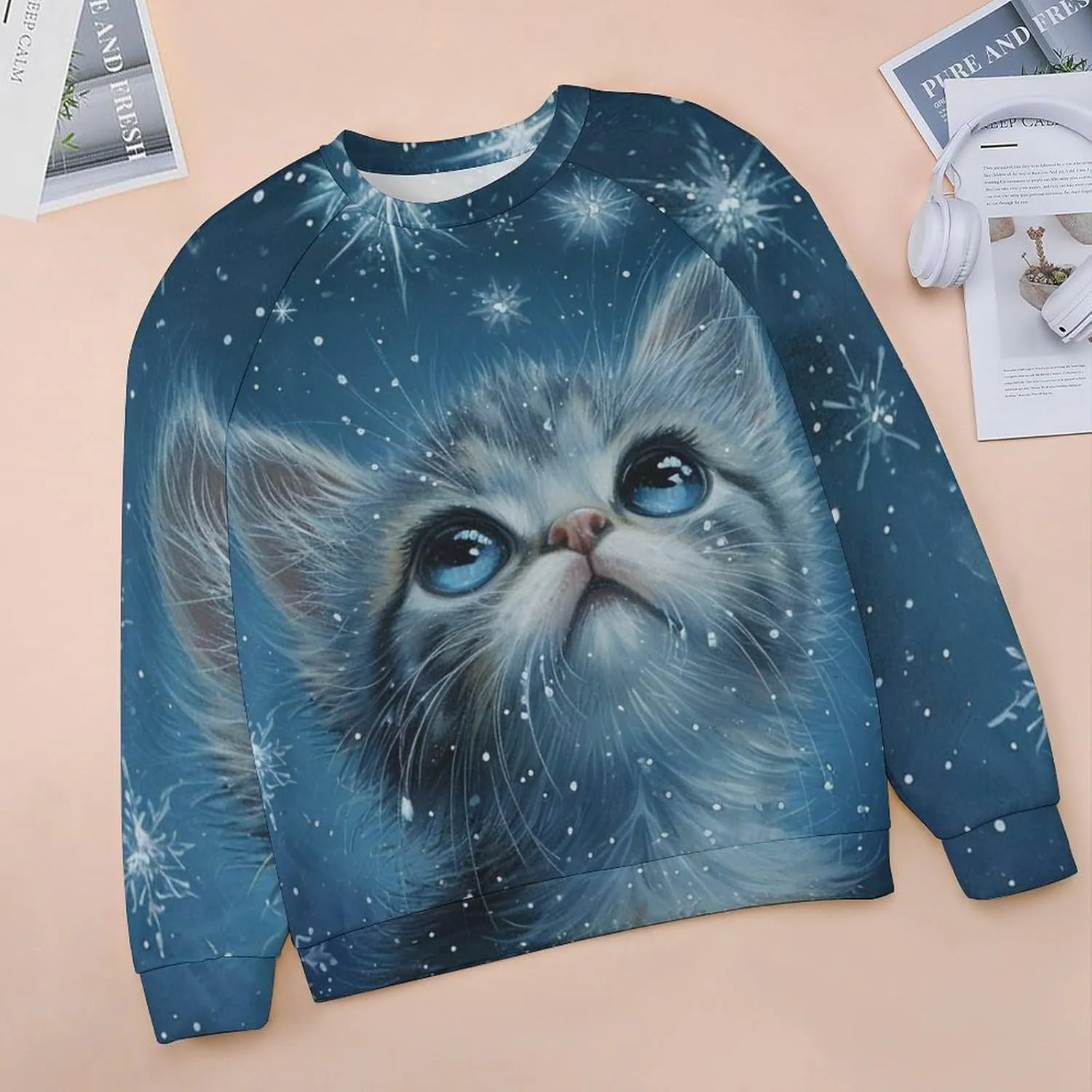 Womens Long Sleeve Tops Christmas Print Sweatshirts Fall Pullover Crewneck Soft Elegant Shirts Boho Tops for Women