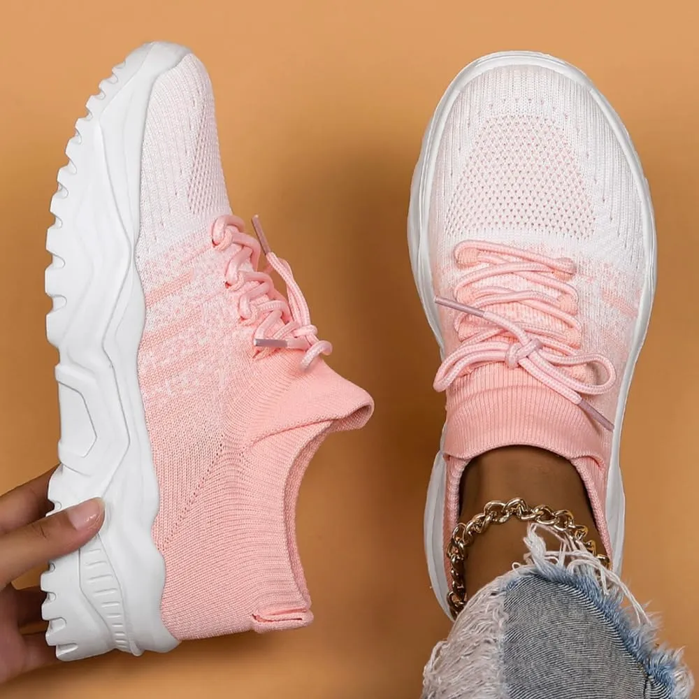 Women's Mesh Orthopedic Sneakers,Mesh Breathable Lightweight Knitted Socks Sneakers,Women Orthopedic Breathable Soft Shoes Slip on Sneakers