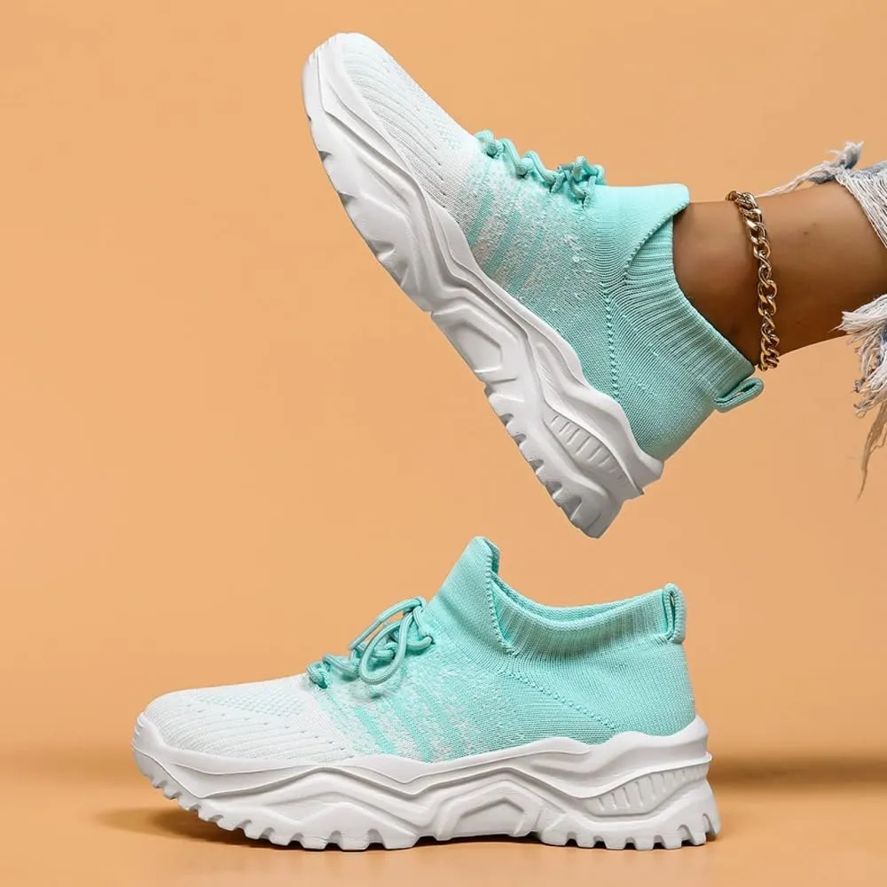 Women's Mesh Orthopedic Sneakers,Mesh Breathable Lightweight Knitted Socks Sneakers,Women Orthopedic Breathable Soft Shoes Slip on Sneakers