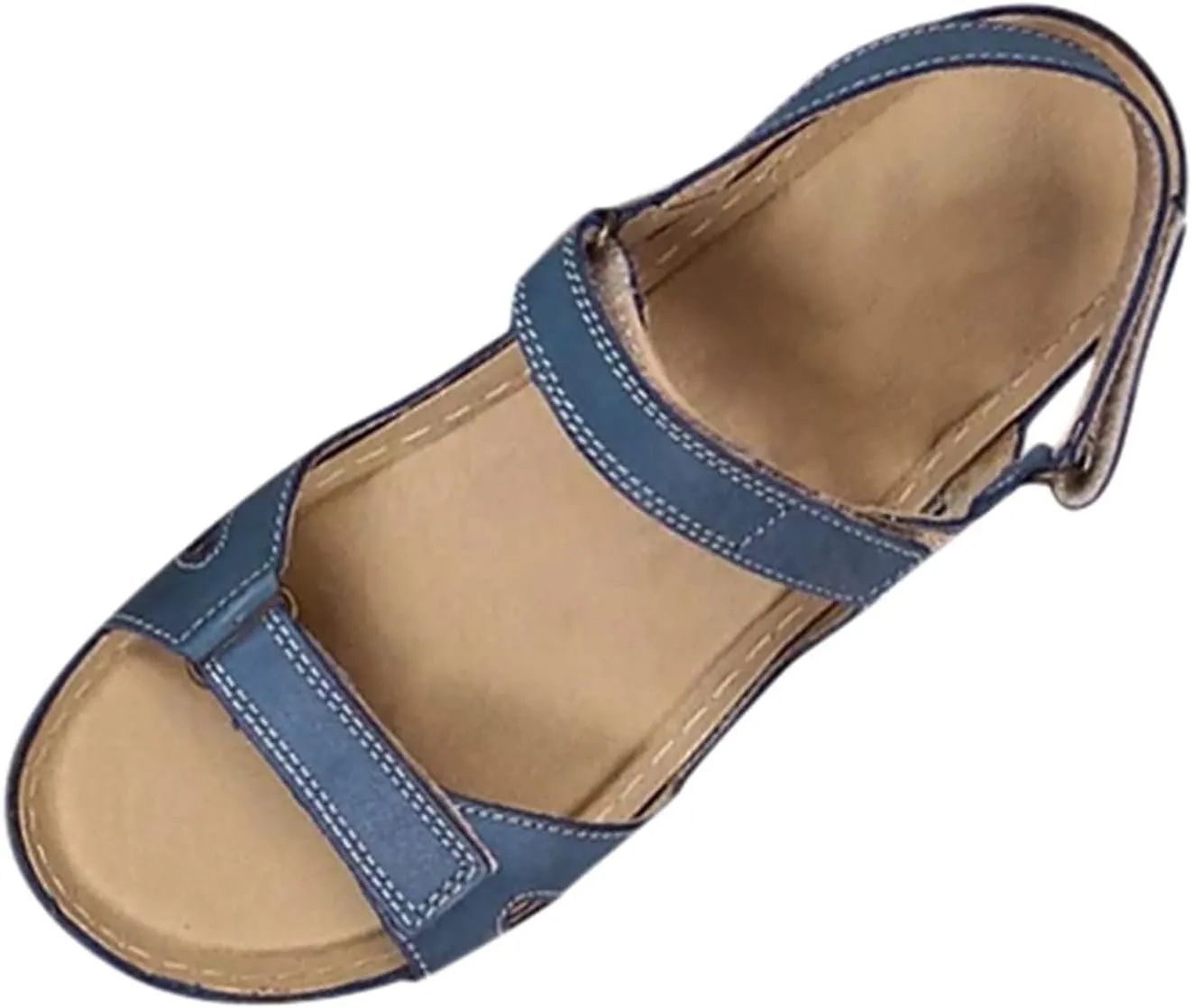 Womens Orthopedic Slides with Arch Support Summer Sandals Comfortable Walking Shoes Adjustable Straps Lightweight Beach Casual Outdoor Plantar Fasciitis Recovery
