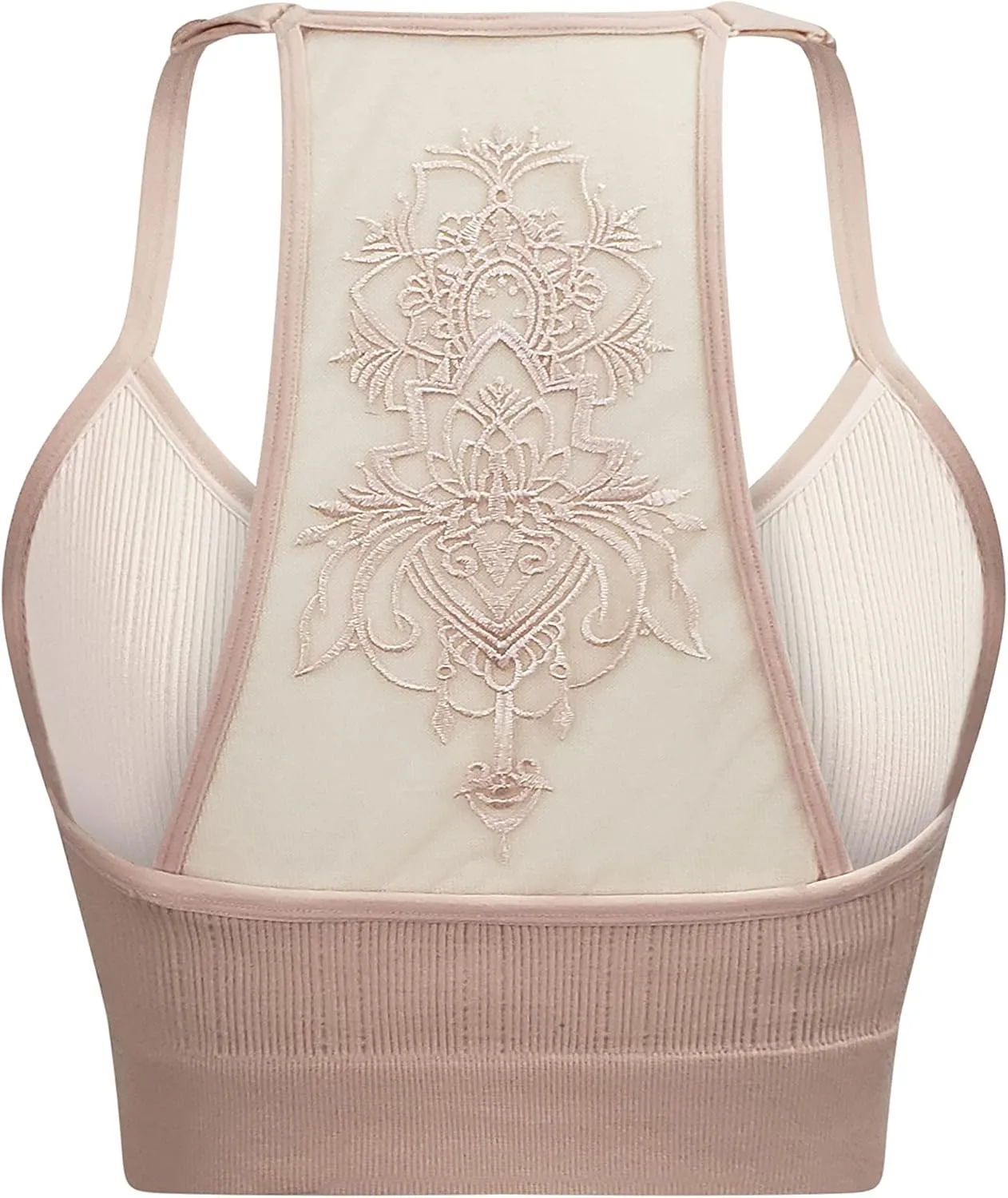 Women's Plus Size Tattoo Mesh Bralette
