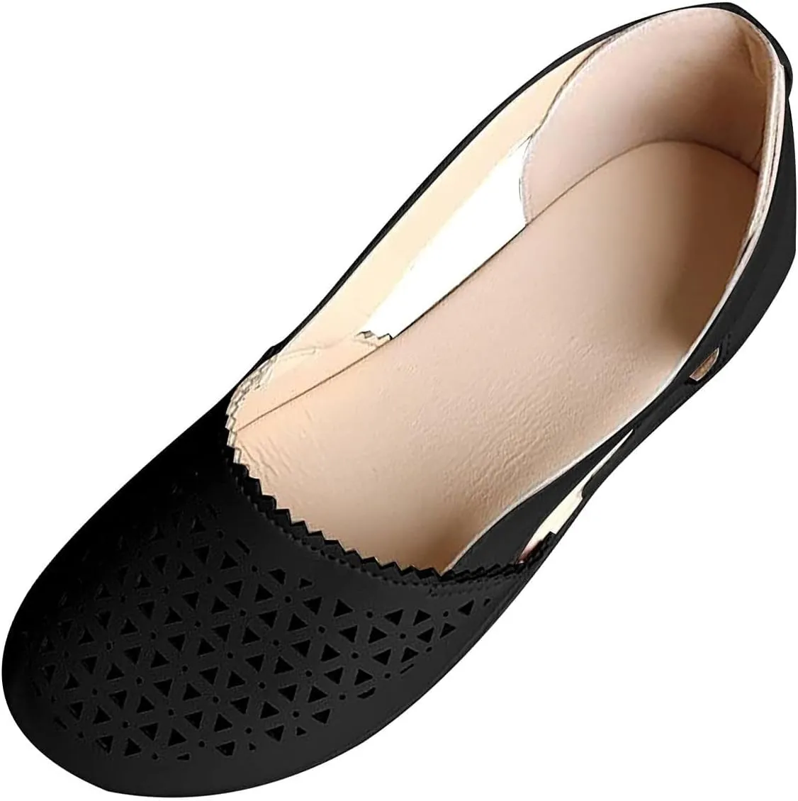 Womens Roman Ankle Strap Cage Closed Toe Flat Sandals Hollow Out Mesh Breathable Wedge Sandals, Summer 2025 Orthopedic Wedges Comfortable Slip On Sandal