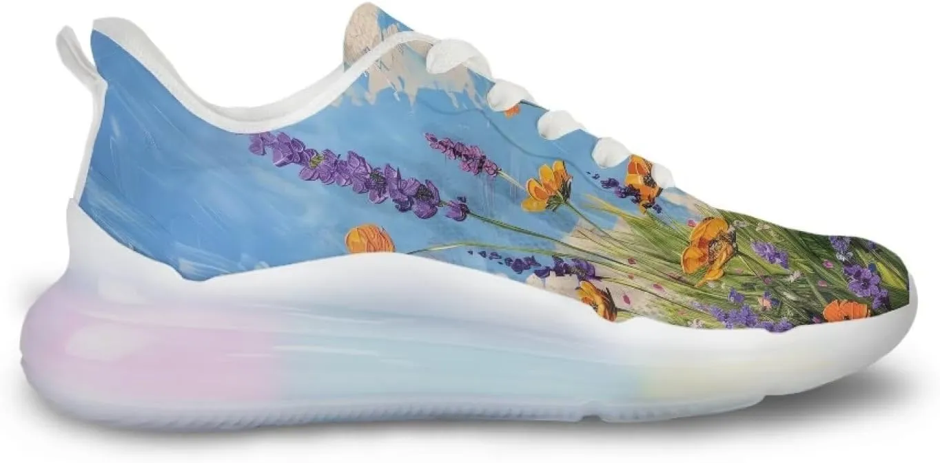 Women's Shoes Breathable Comfortable Lightweight Running Sneaker Non-Slip Air Cushion Footwear Walking Shoes Women US 6-11