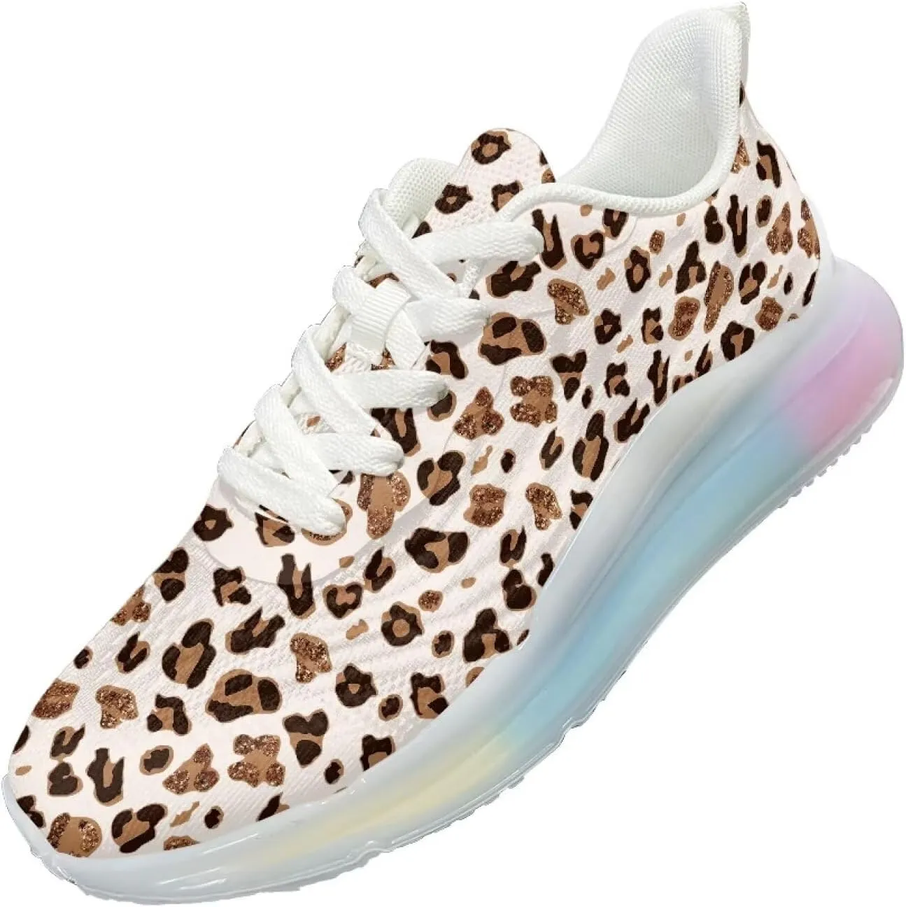 Women's Shoes Breathable Comfortable Lightweight Running Sneaker Non-Slip Air Cushion Footwear Walking Shoes Women US 6-11