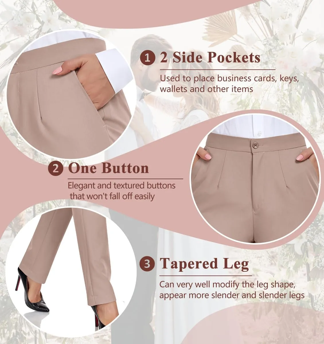 Women's Suits for Work Professional, 2 Piece Office Work Suit Set, Women's Suit Formal Wear