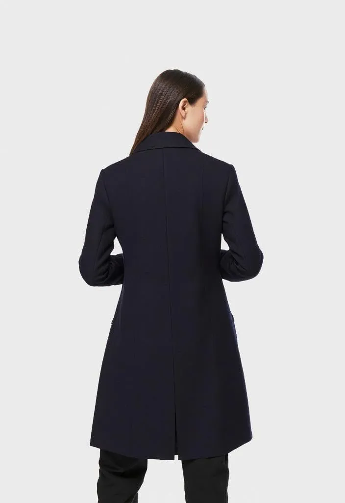 Wool Long Coats For Women Maxi Style Inauguration Dress 2025 Maxi Black Full Length Peacoat