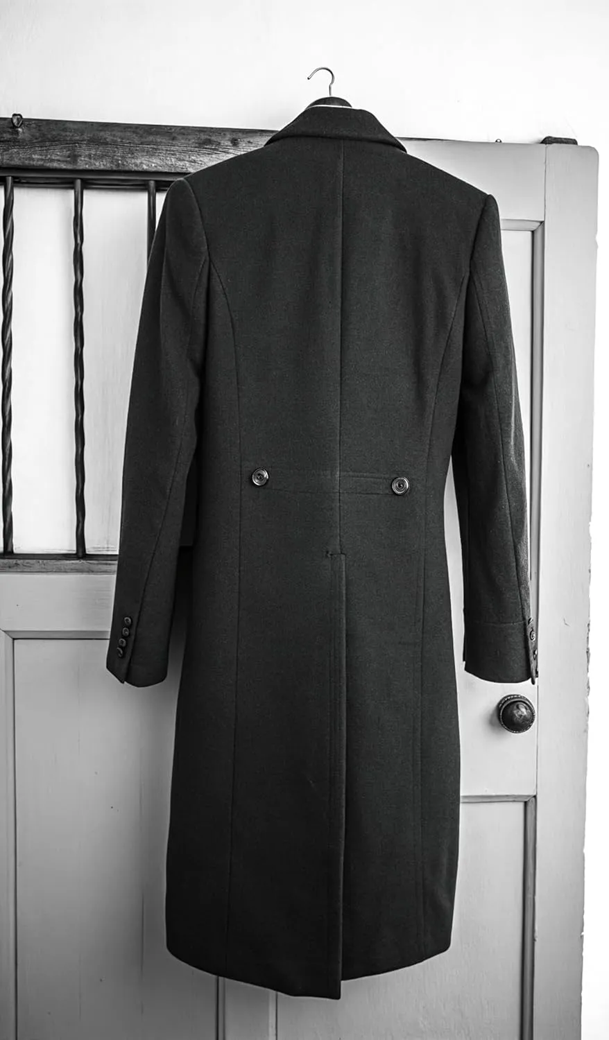 Wool Long Coats For Women Maxi Style Inauguration Dress 2025 Maxi Black Full Length Peacoat