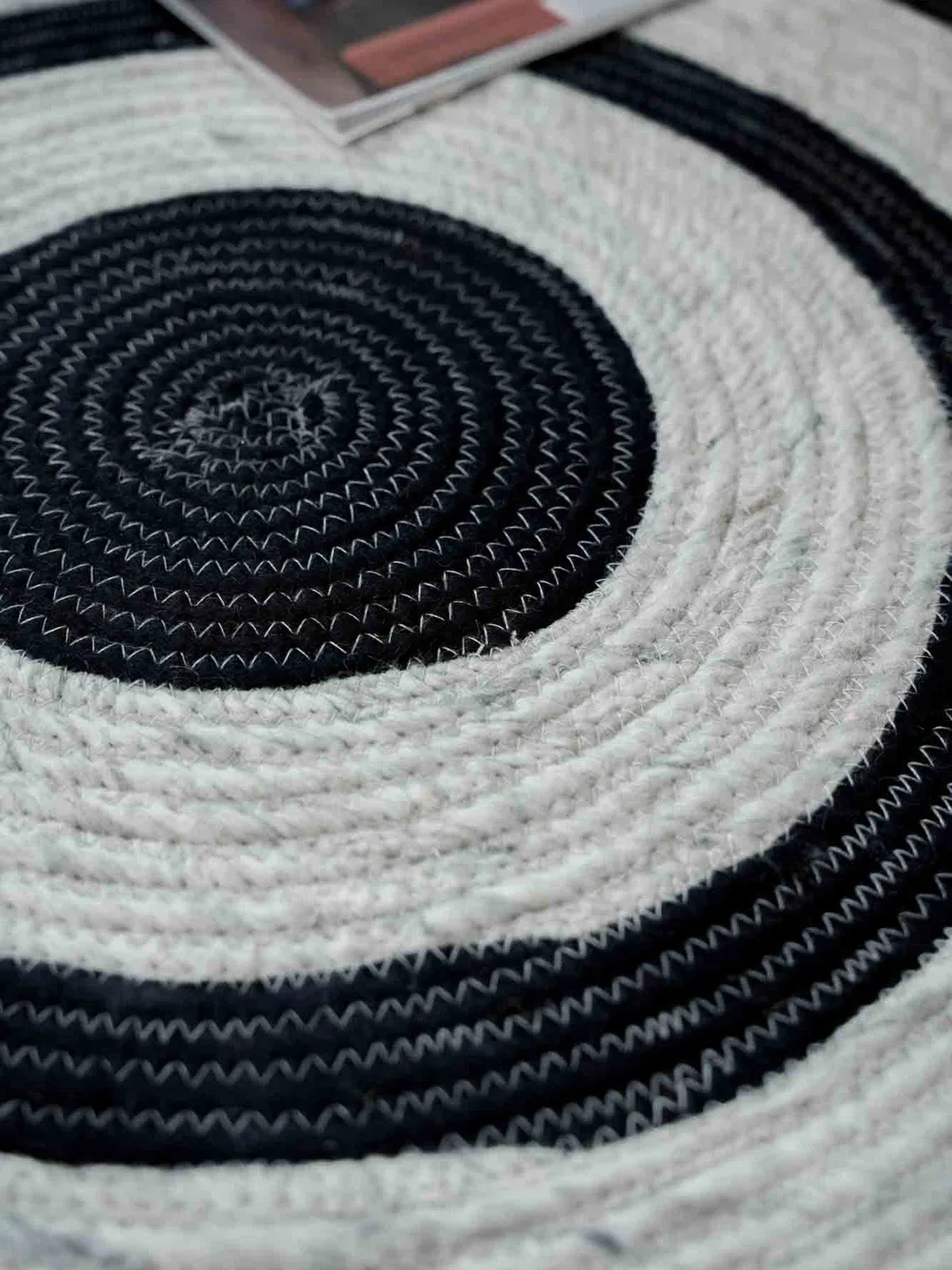Woolen Harmony Crochet Rug