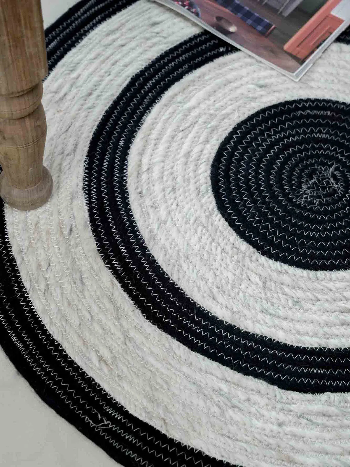 Woolen Harmony Crochet Rug