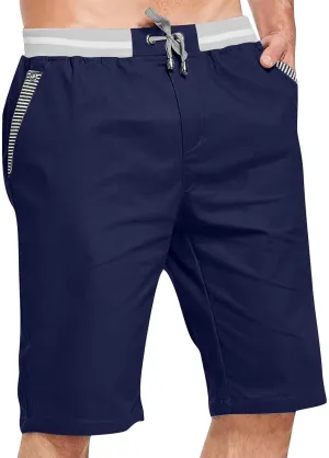 Ymosrh Men's Shorts Sports Pocket Workwear Casual Loose Shorts Jogging
