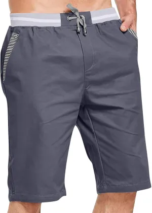 Ymosrh Men's Shorts Sports Pocket Workwear Casual Loose Shorts Jogging