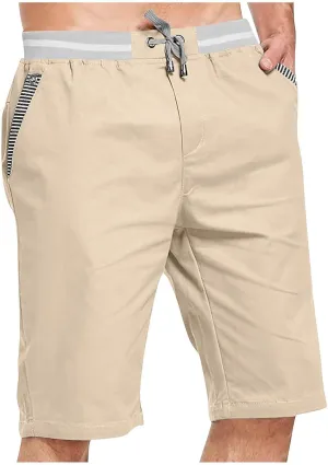 Ymosrh Men's Shorts Sports Pocket Workwear Casual Loose Shorts Jogging