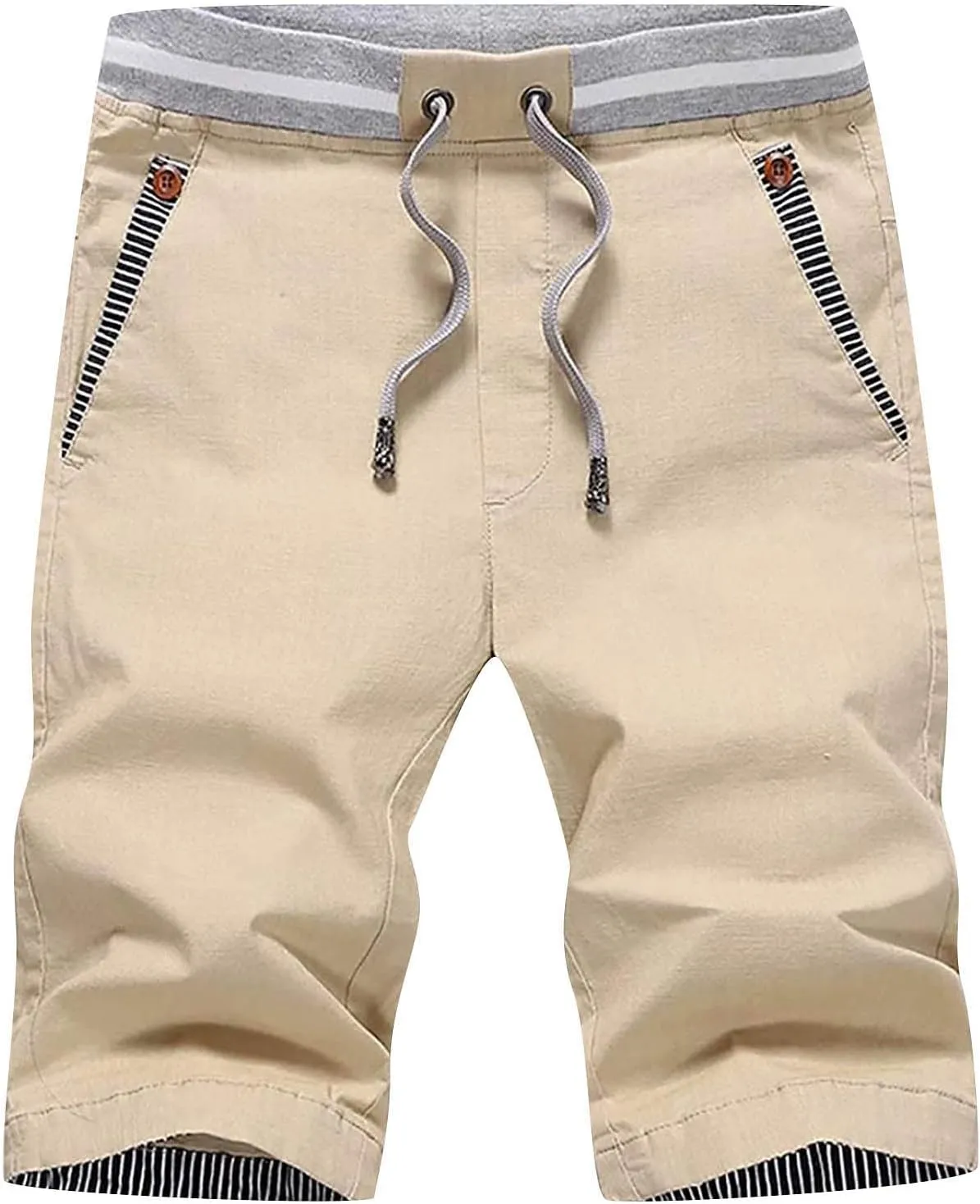Ymosrh Men's Shorts Sports Pocket Workwear Casual Loose Shorts Jogging