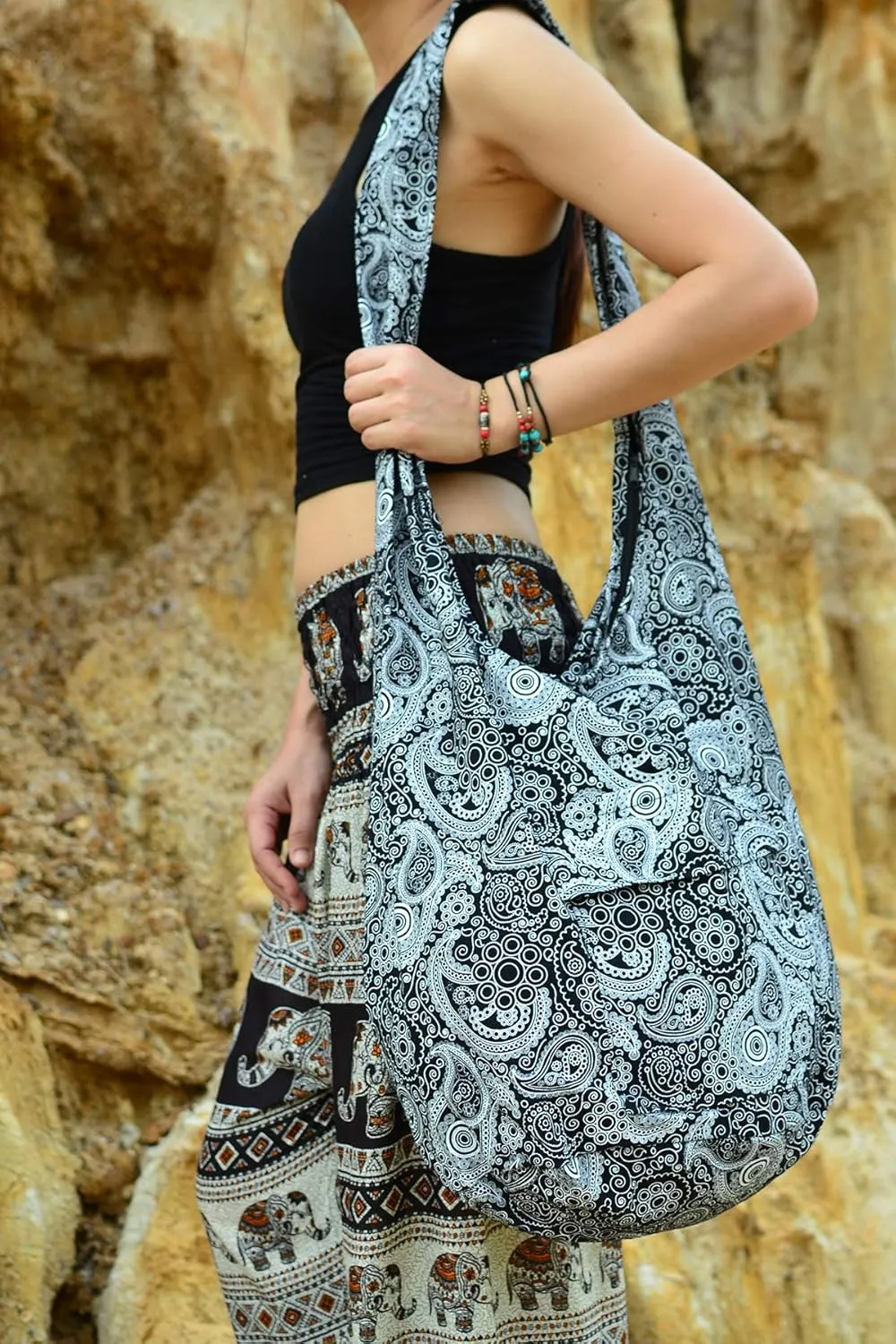 Your Cozy Crossbody Handbag Boho Handmade Cotton Bag For Unisex